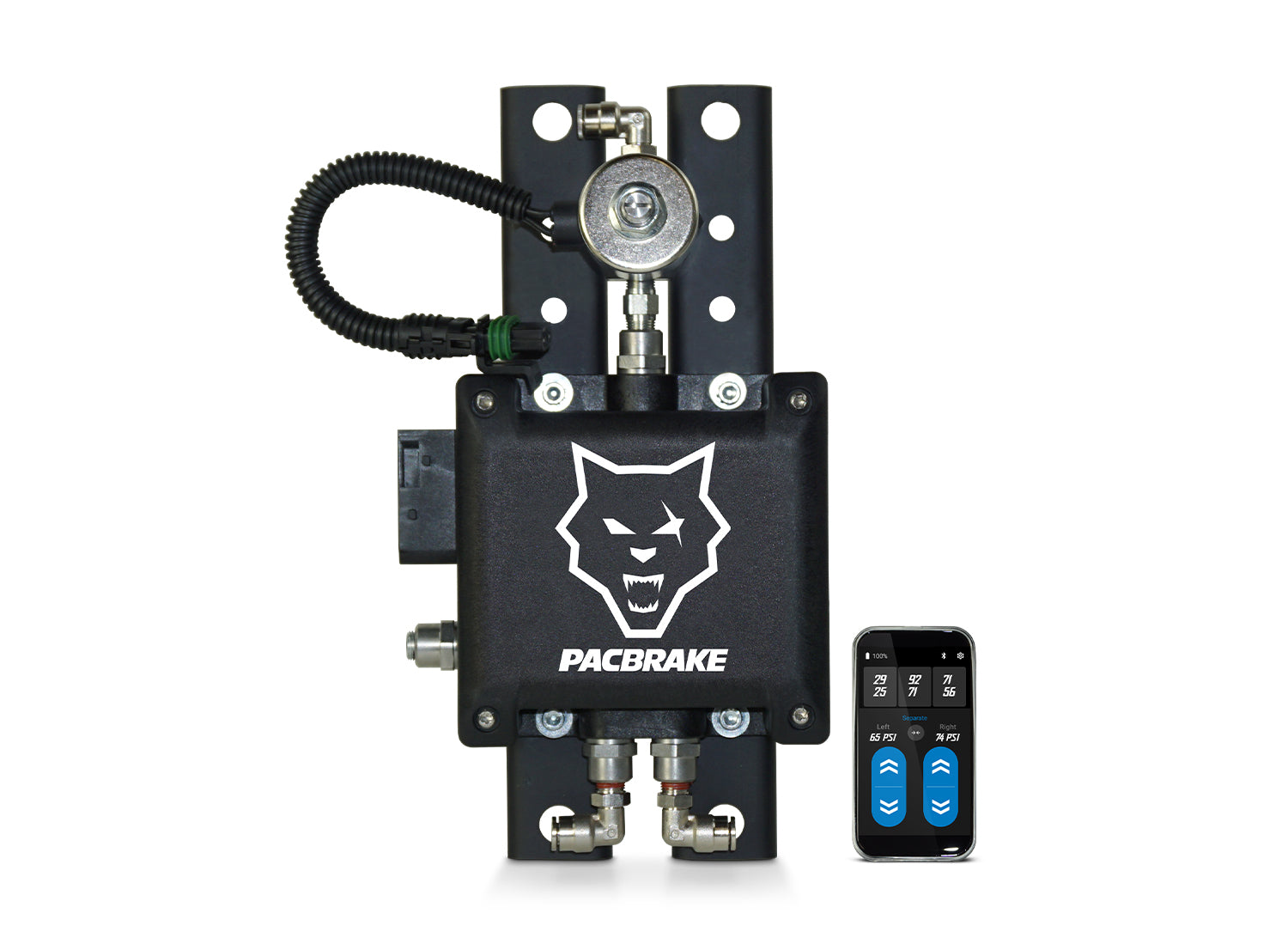 HP30000-ES-R BRAVO Wireless Air Controls (3rd Gen) W/ Remote  Air Tank Compatible (for Onboard Air) Pacbrake