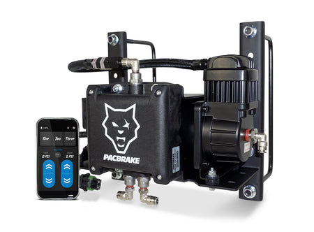 HP30040-NT-QM-R BRAVO Wireless Air Controls (3rd Gen)  Quick Mount  W/ Remote  XD Compressor Pacbrake