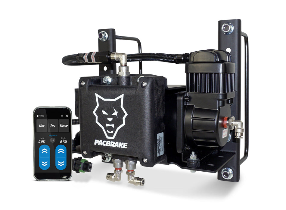 HP30040-NT-QM-R BRAVO Wireless Air Controls (3rd Gen)  Quick Mount  W/ Remote  XD Compressor Pacbrake