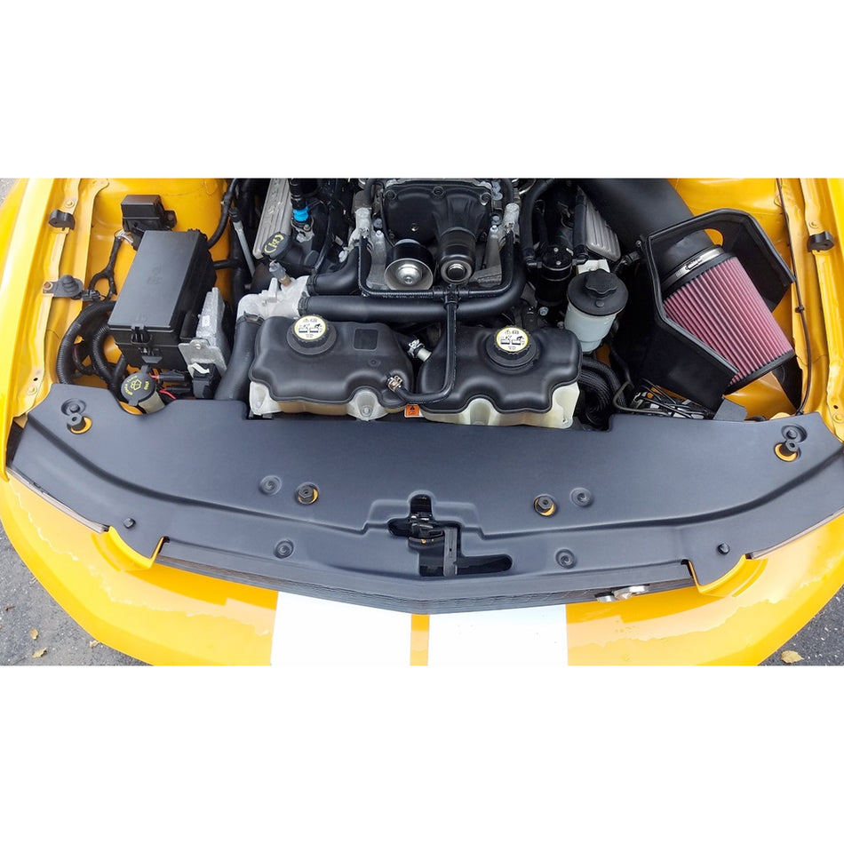 JLT Full Length Radiator Support Cover Textured Black 2007-09 GT500