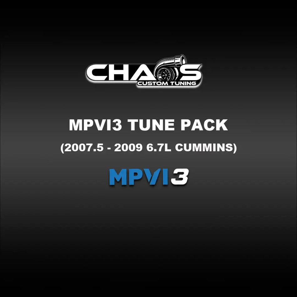 Chaos Custom Tuning MPVI3 Tune Files (2007.5-2009 Cummins 6.7L) Tune Files Chaos Custom Tuning 