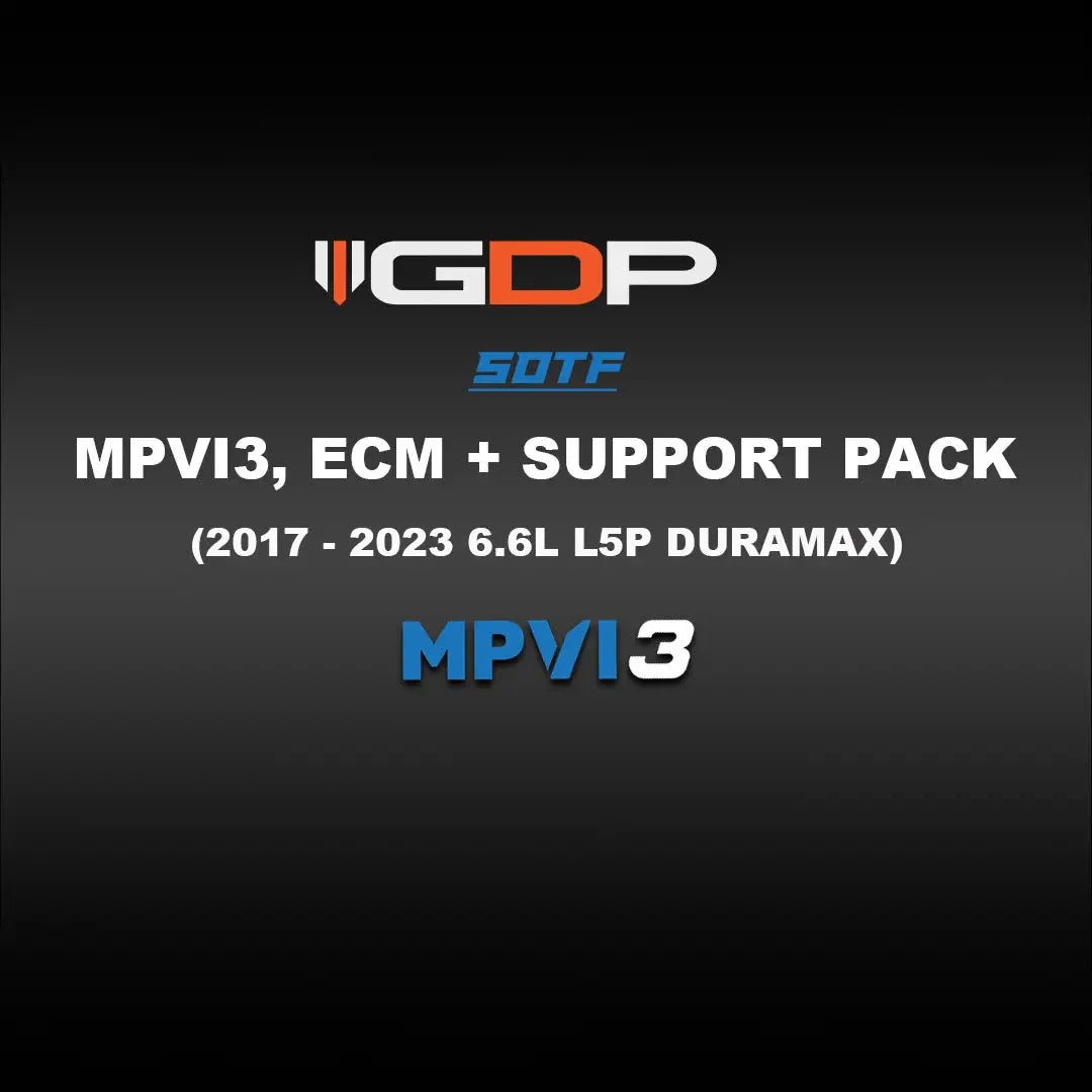 MPVI3 w/GDP SOTF or multi-tunes Support Pack, ECM & 8 Credits (17-23 GM Duramax L5P 2500/3500) Tuning Bundle GDP 