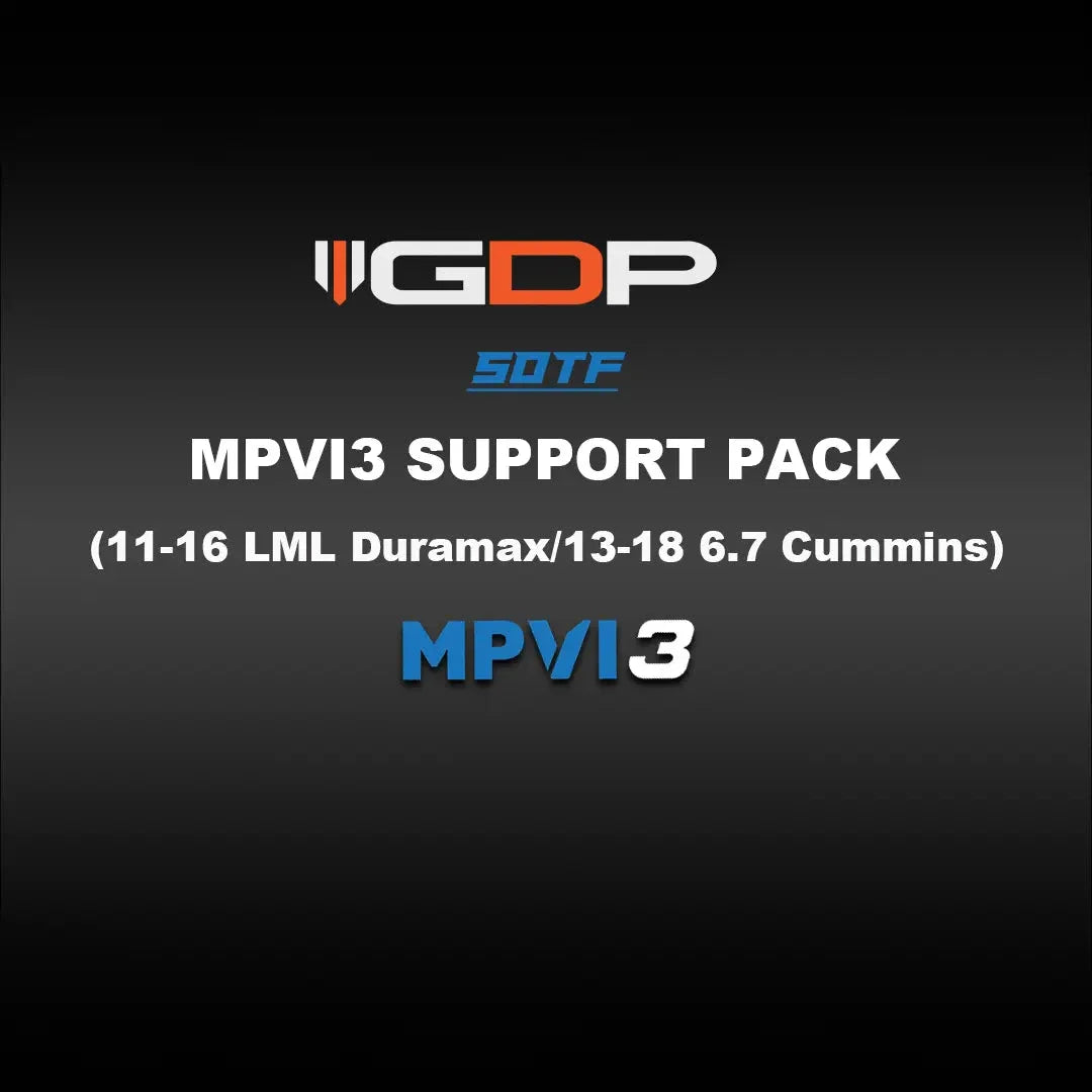GDP MPVI3 Support Pack - SOTF (11-16 GM 6.6L Duramax/13-18 Dodge 6.7L Cummins) GDP Tune Files GDP 