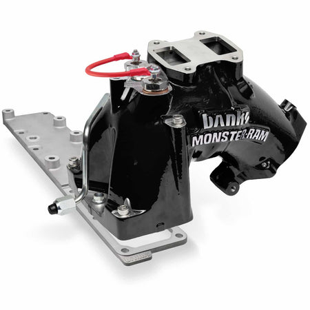 Monster-Ram Intake and Killer Grid Heater Upgrade for 07.5-12 Dodge Ram 2500/3500 6.7L Cummins - Black Powdercoat