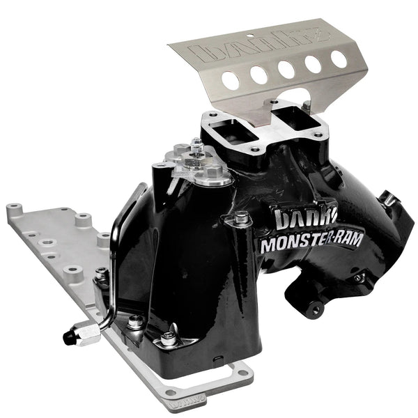 Monster-Ram Intake System for 07.5-12 Dodge Ram 2500/3500 6.7L Cummins Black Powdercoat Banks Power