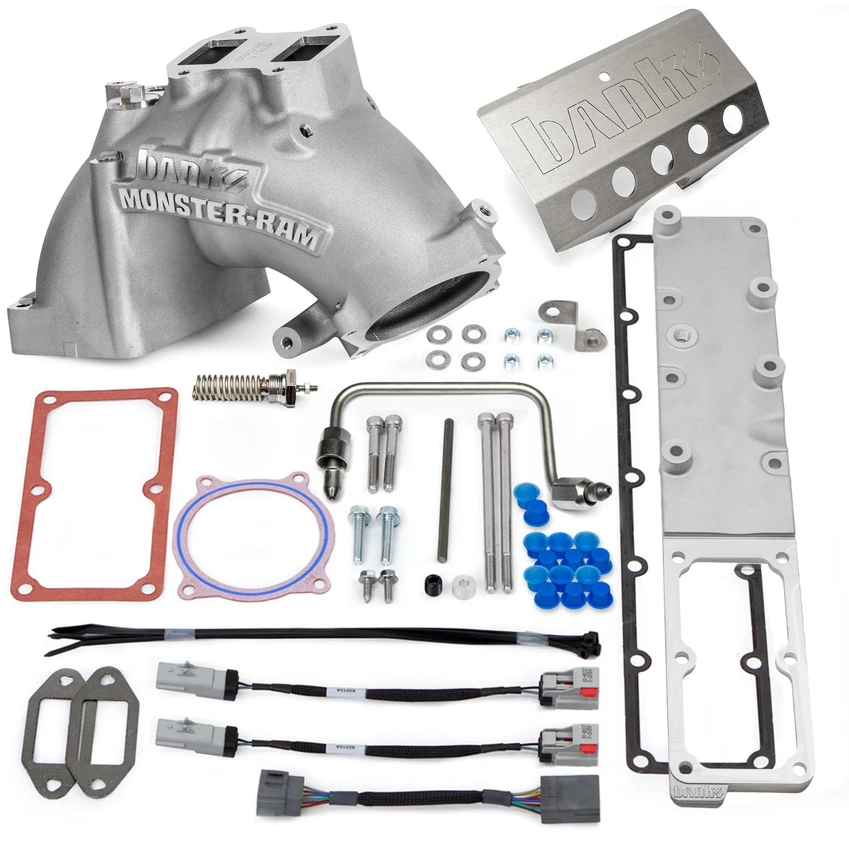 Monster-Ram Intake System for 13-18 Dodge Ram 2500/3500 6.7L Cummins Raw Banks Power Banks Power