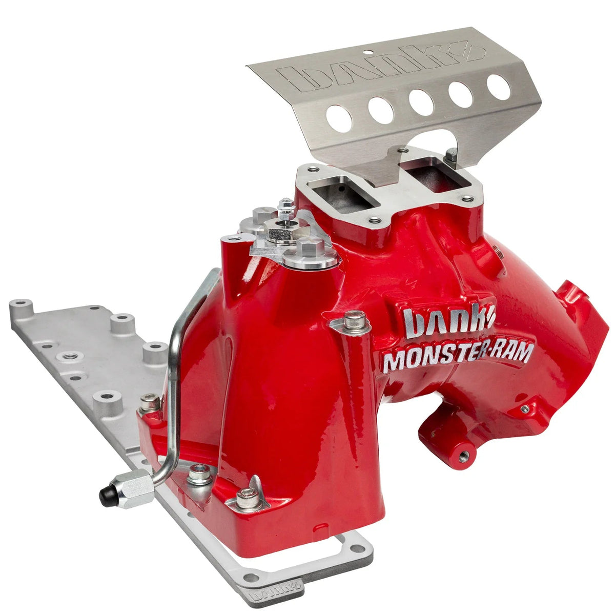 Monster-Ram Intake System for 19-24 Ram 2500/3500 6.7L Cummins Red Powdercoat Banks Power Banks Power