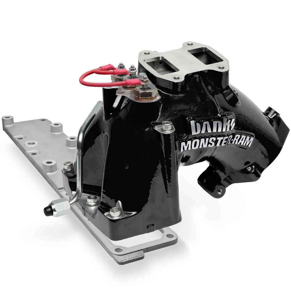 Monster-Ram® Intake and Killer Grid Heater Upgrade for 13-18 Dodge Ram 2500/3500 6.7L Cummins Black Powdercoat
