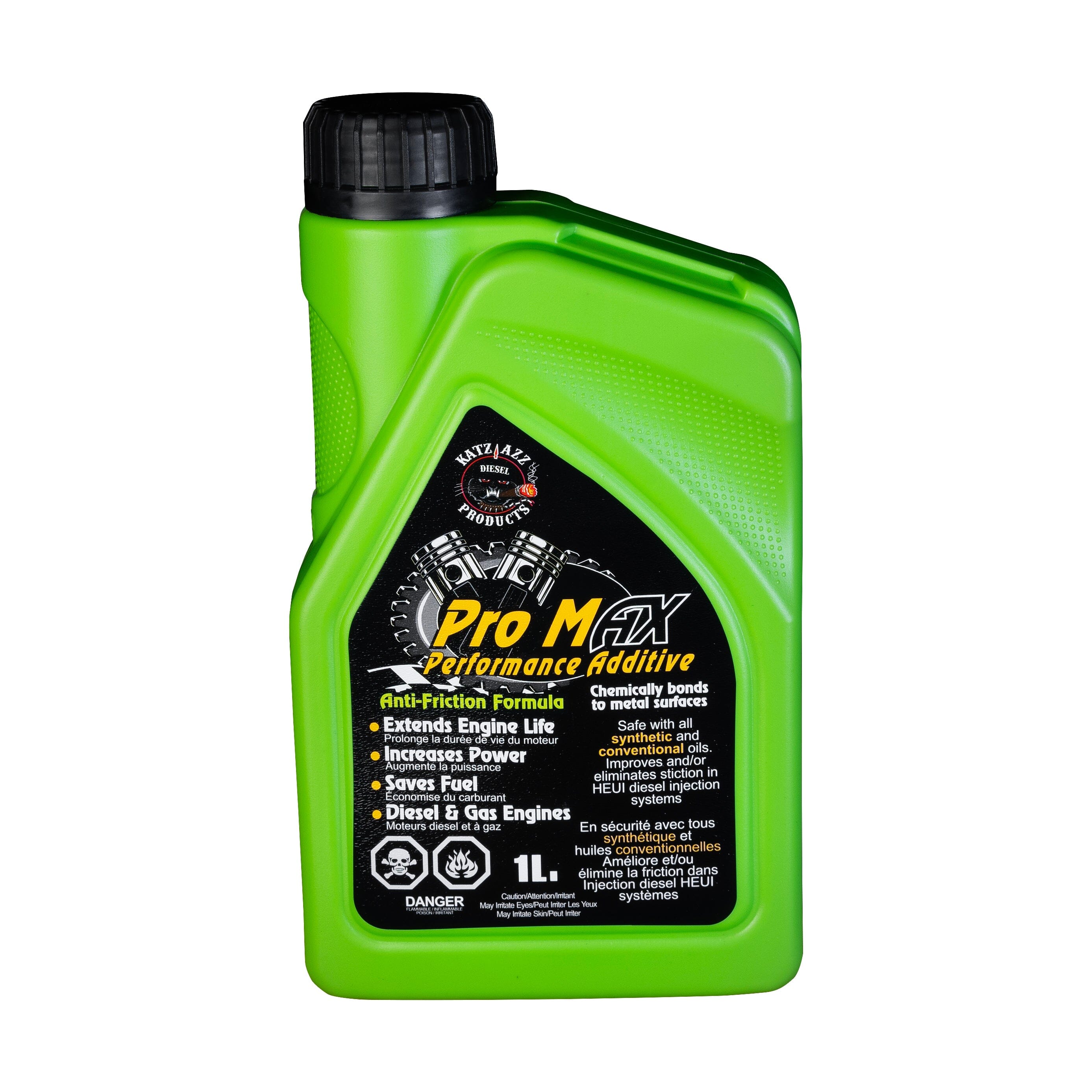 ProMAX Performance Oil Additive Lubricants Katz Azz 1L/34oz Bottle Single 