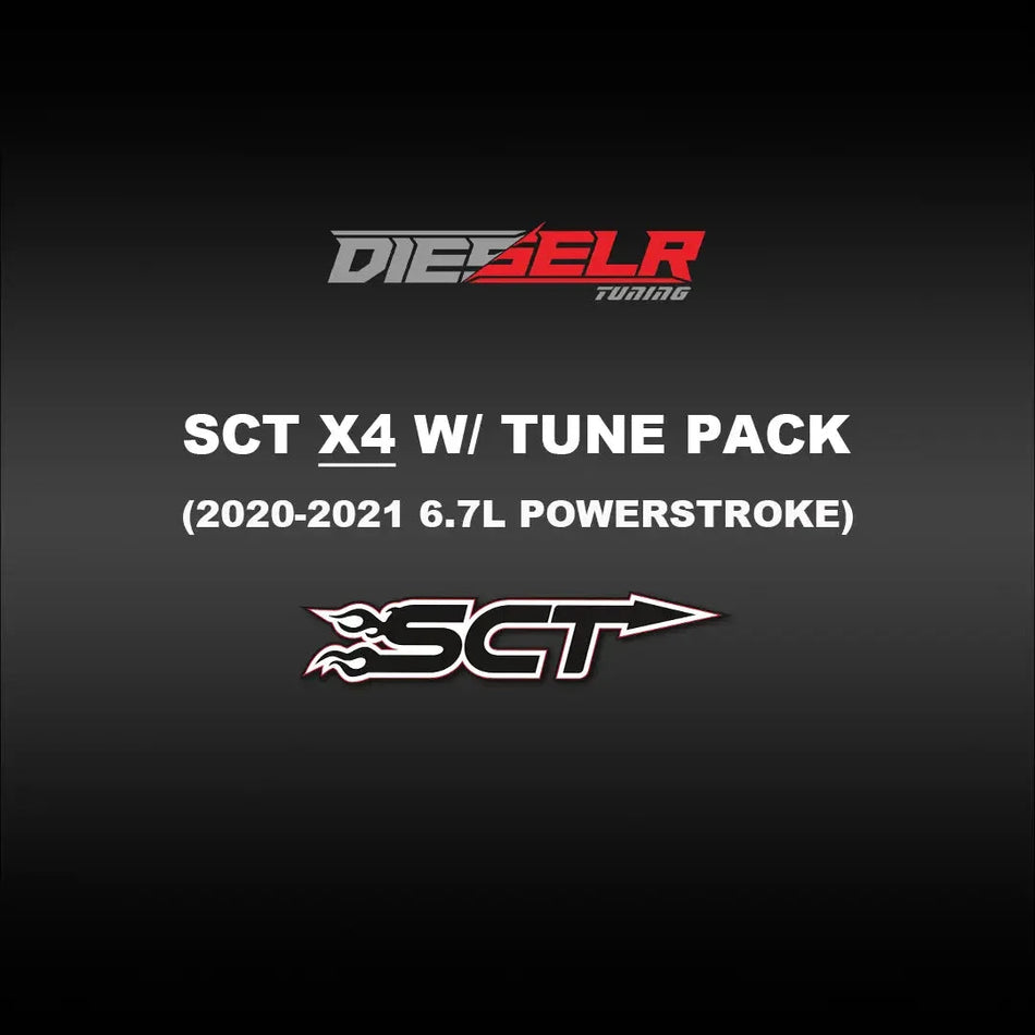 SCT X4 with DIESELR Tune Files (2020-2021 Powerstroke 6.7L) Tuning Bundle DIESELR Tuning 