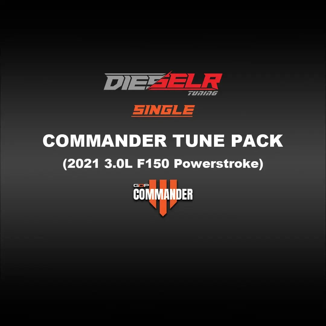 DIESELR Commander Tune Files (2021 F-150 Powerstroke 3.0L) Tune Files DIESELR Tuning 