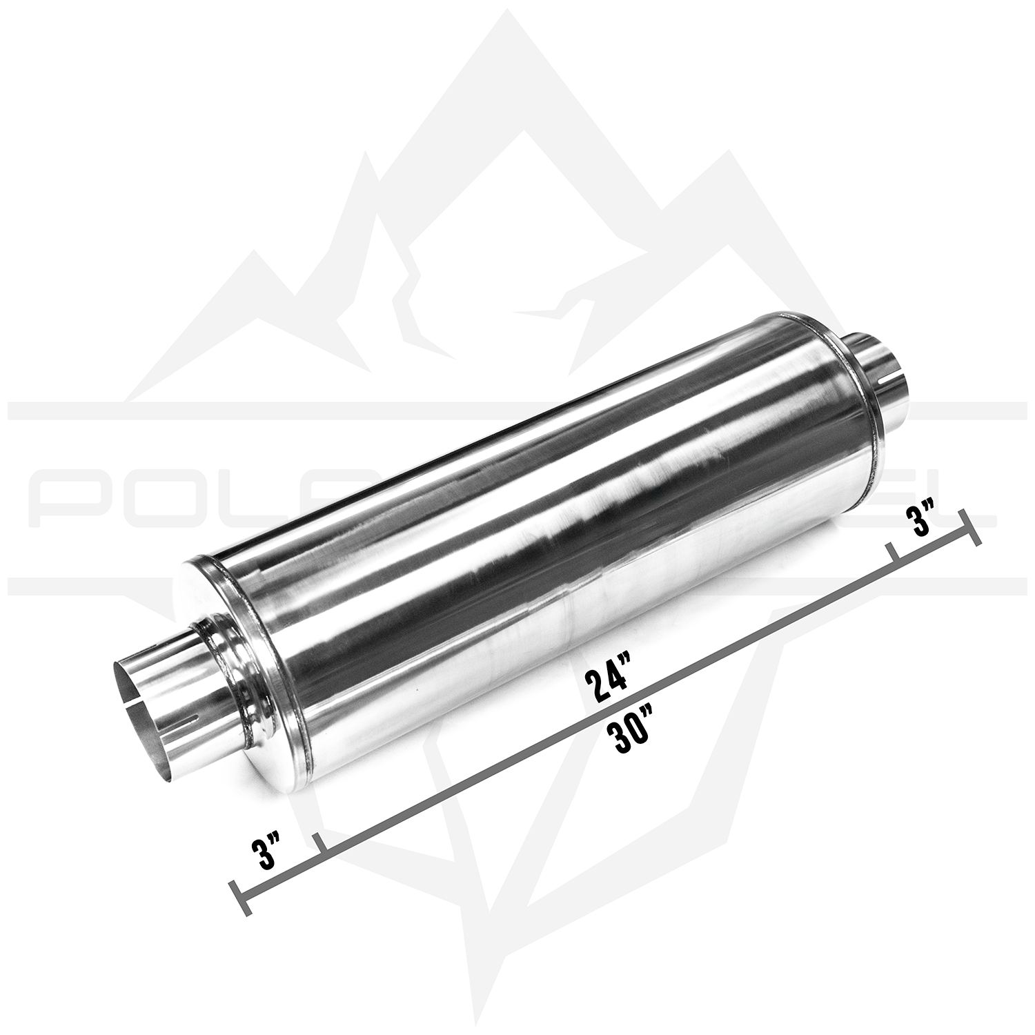 Universal 4" Polar Silencer Muffler Polar Diesel