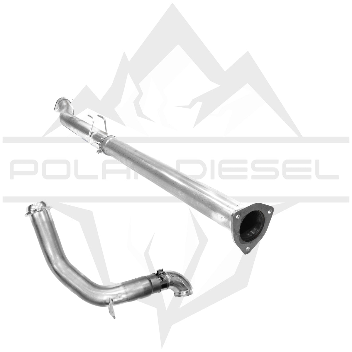 2023-2025 Ford Powerstroke 6.7L Polar Delete Pipe & Downpipe Package Polar Diesel