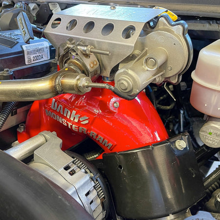 Monster-Ram Intake System for 19-24 Ram 2500/3500 6.7L Cummins Red Powdercoat Banks Power Banks Power