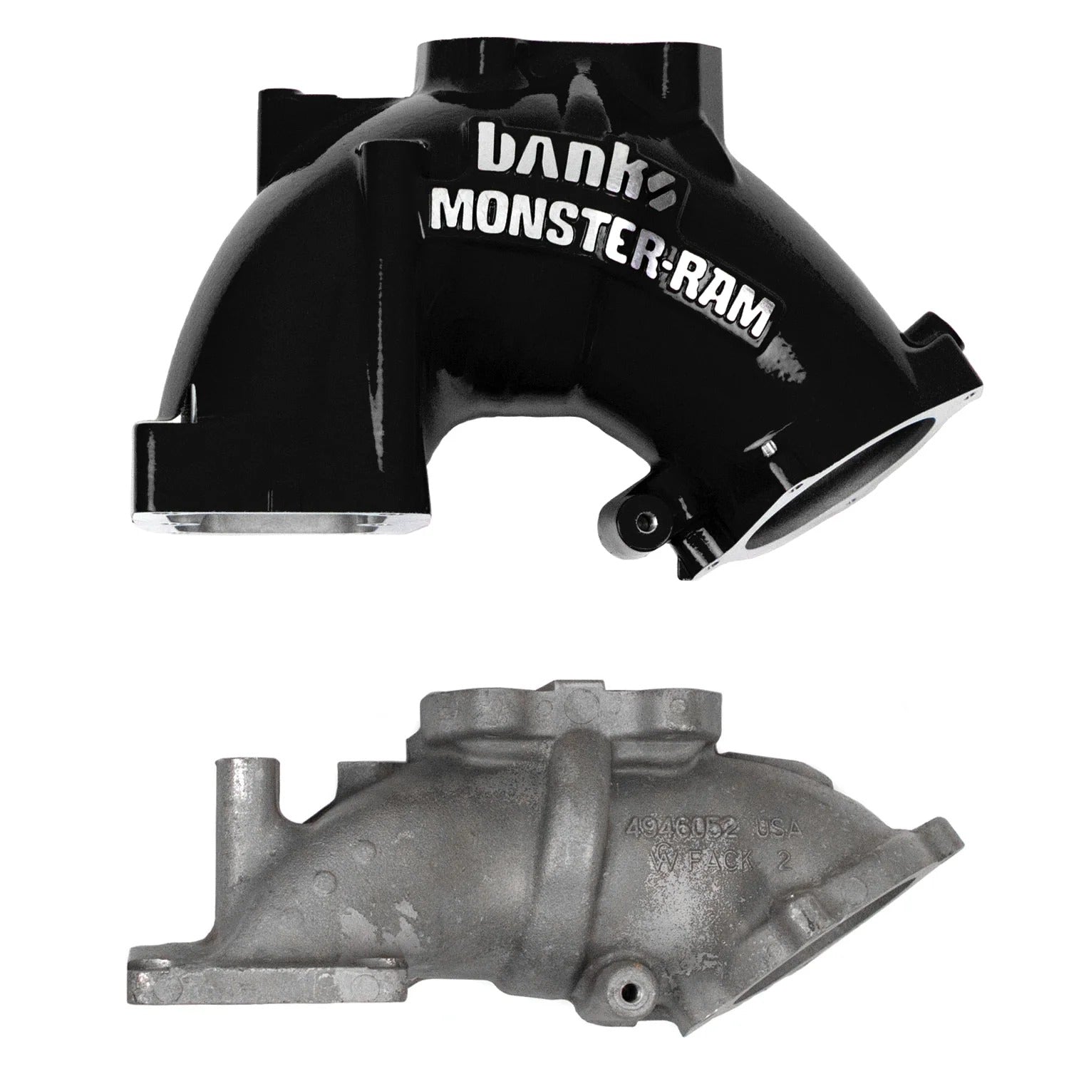 Monster-Ram Intake System for 19-24 Ram 2500/3500 6.7L Cummins Black Powdercoat Banks Power Banks Power