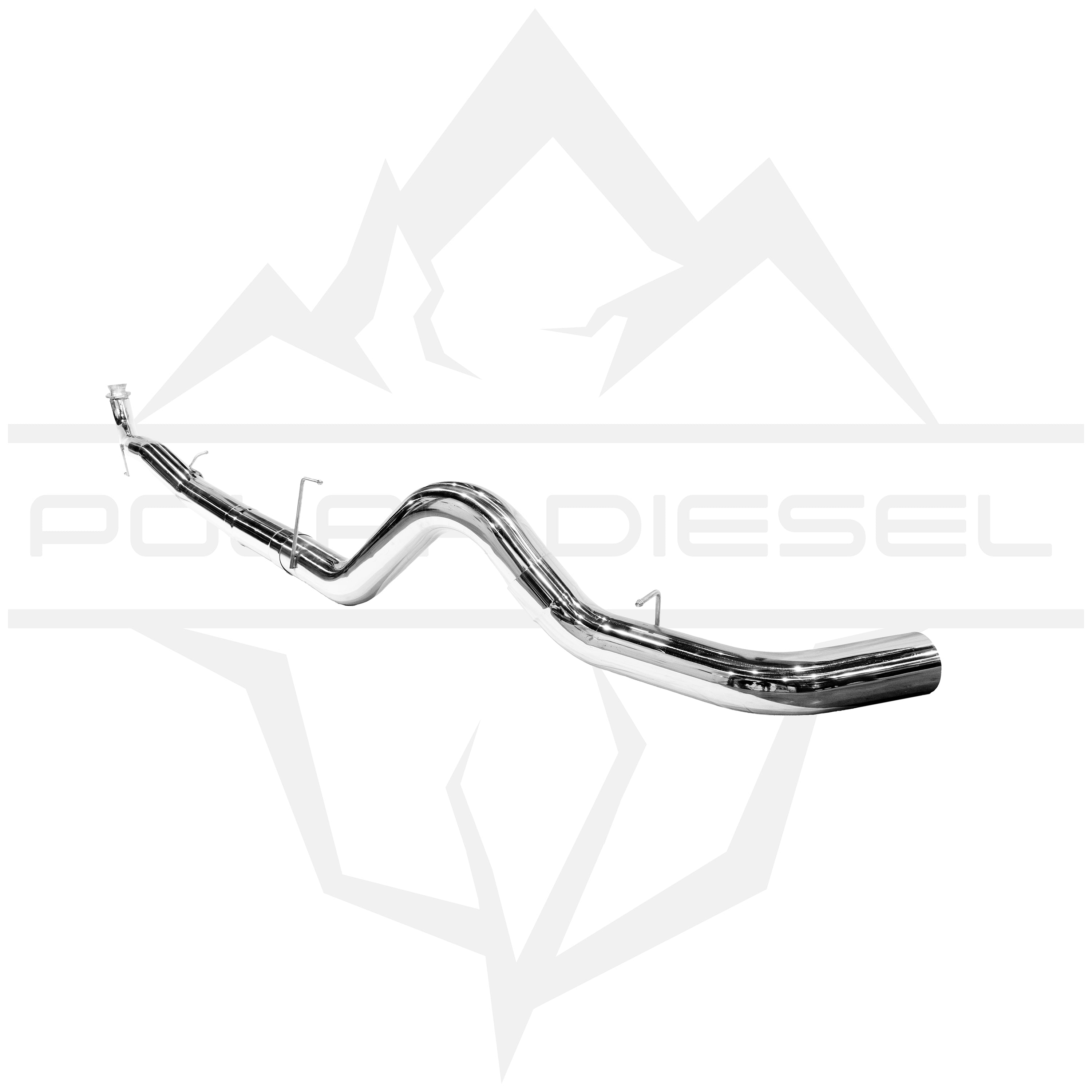 2017-2023 Duramax 6.6L 5" Polished Polar Exhaust Polar Diesel