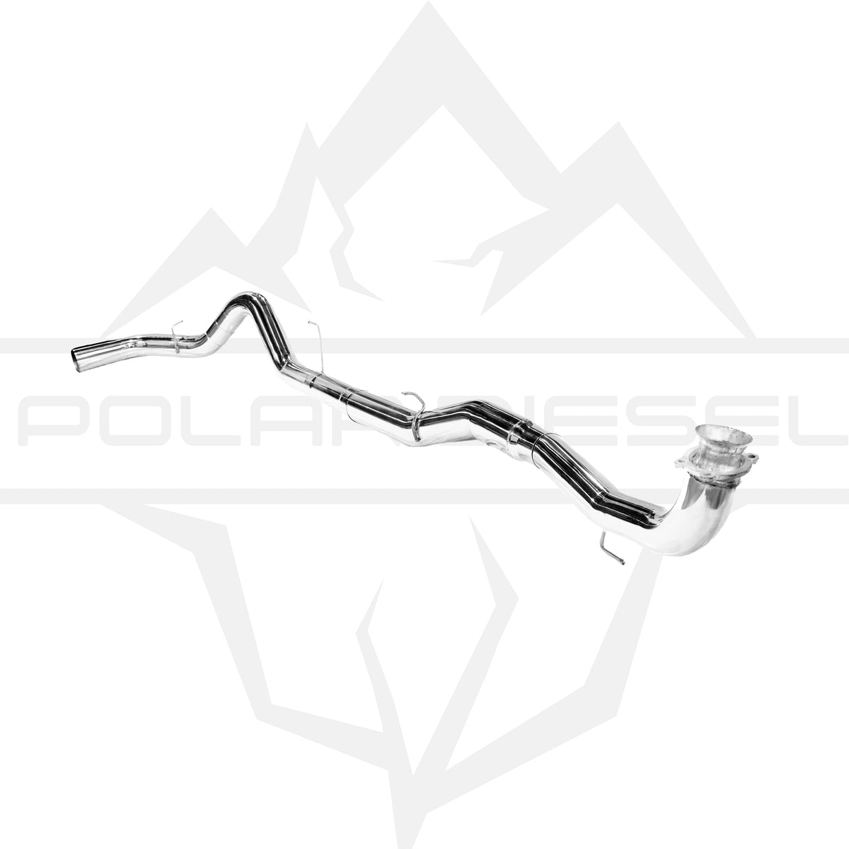 2017-2023 Duramax 6.6L 5" Polished Polar Exhaust Polar Diesel