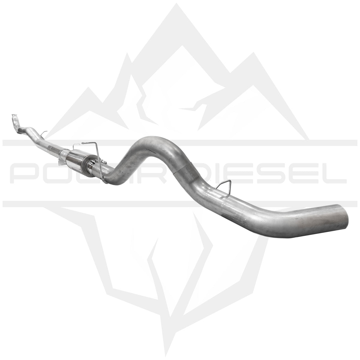 2011-2015 Duramax 6.6L 5" Polar Exhaust With Muffler Polar Diesel