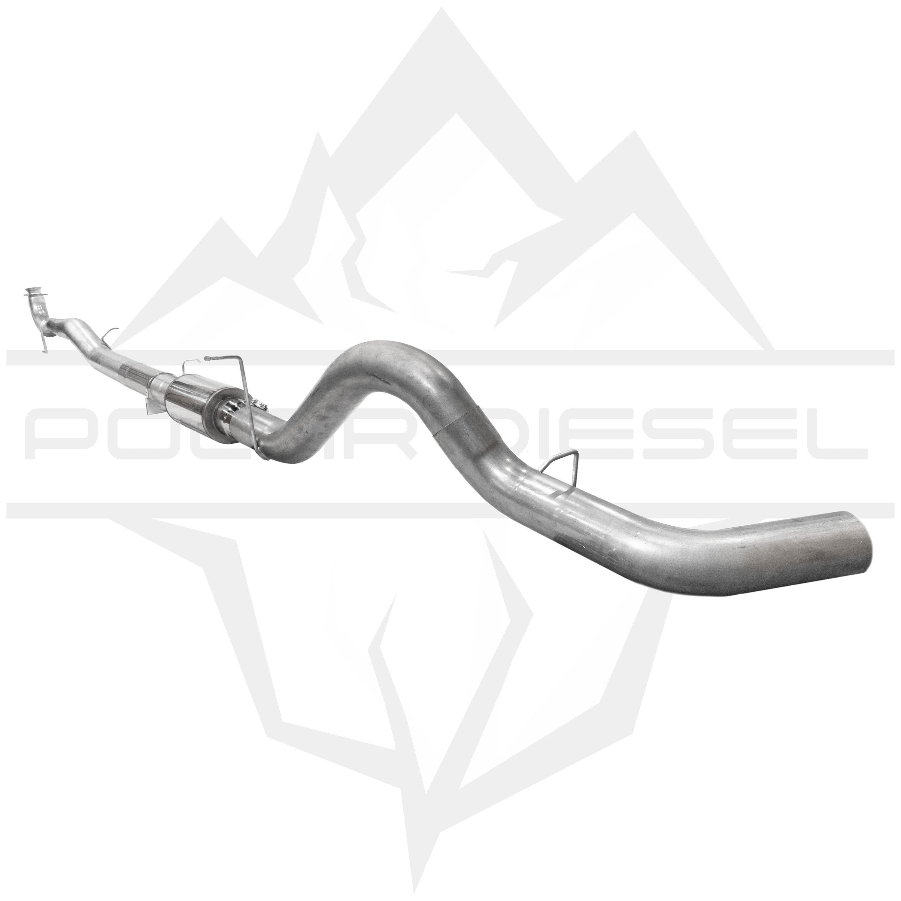 2017-2023 Duramax 6.6L 5" Polar Exhaust With Muffler Polar Diesel