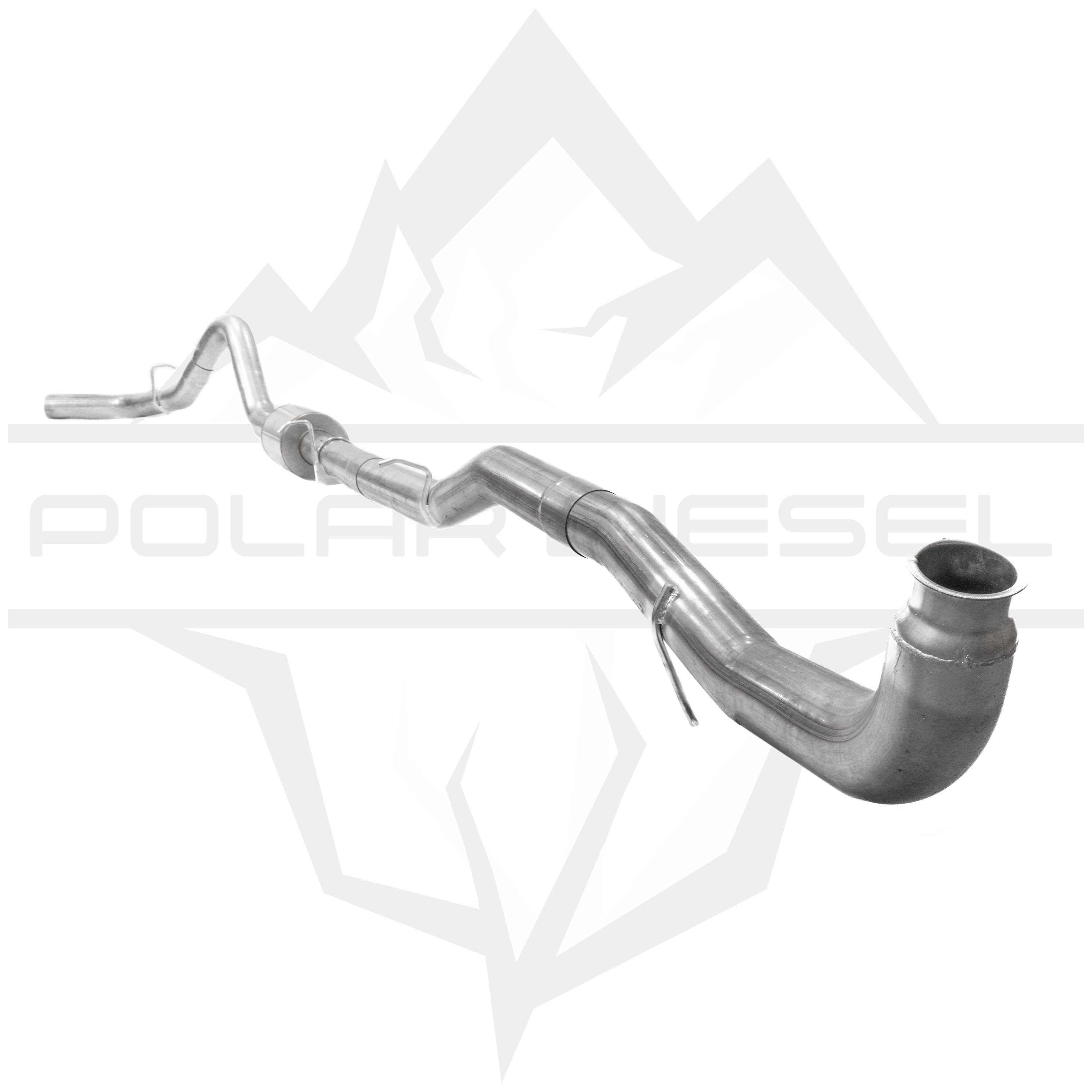 2011-2015 Duramax 6.6L 4" Polar Exhaust With Muffler Polar Diesel
