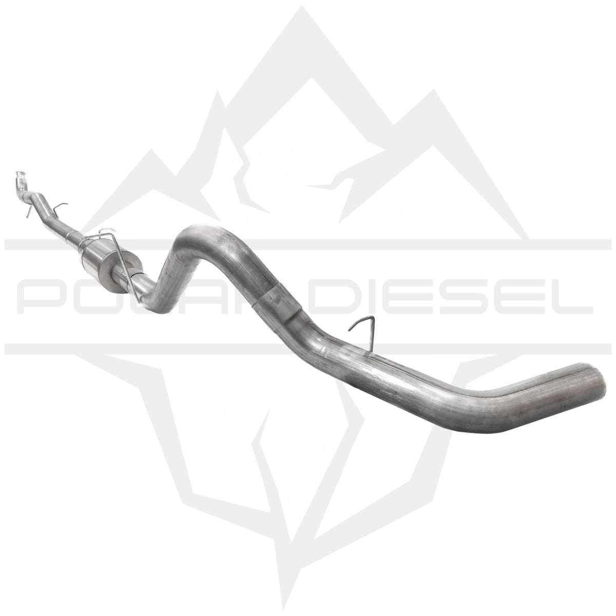 2011-2015 Duramax 6.6L 4" Polar Exhaust With Muffler Polar Diesel