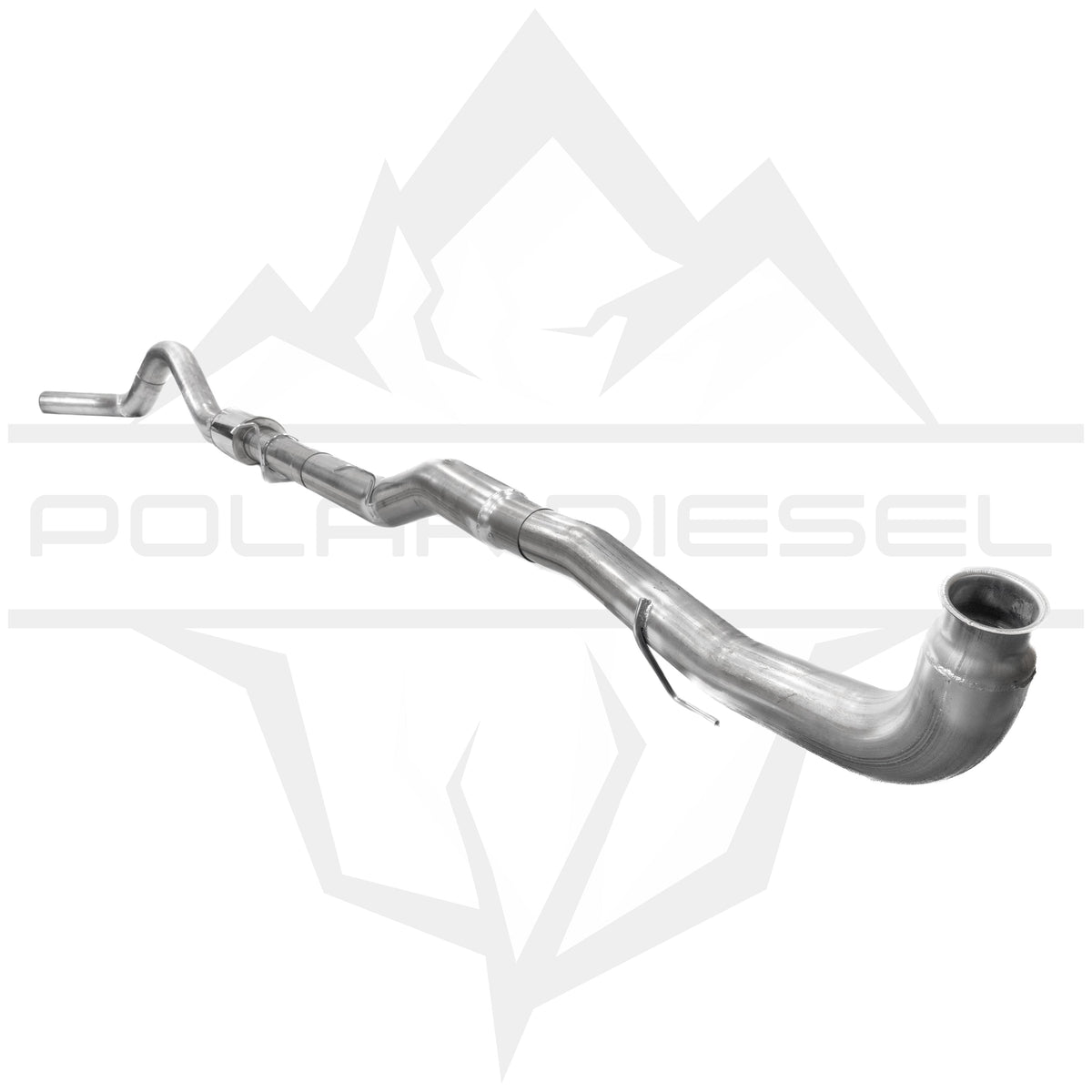 2011-2015 Duramax 6.6L 5" Polar Exhaust With Muffler Polar Diesel