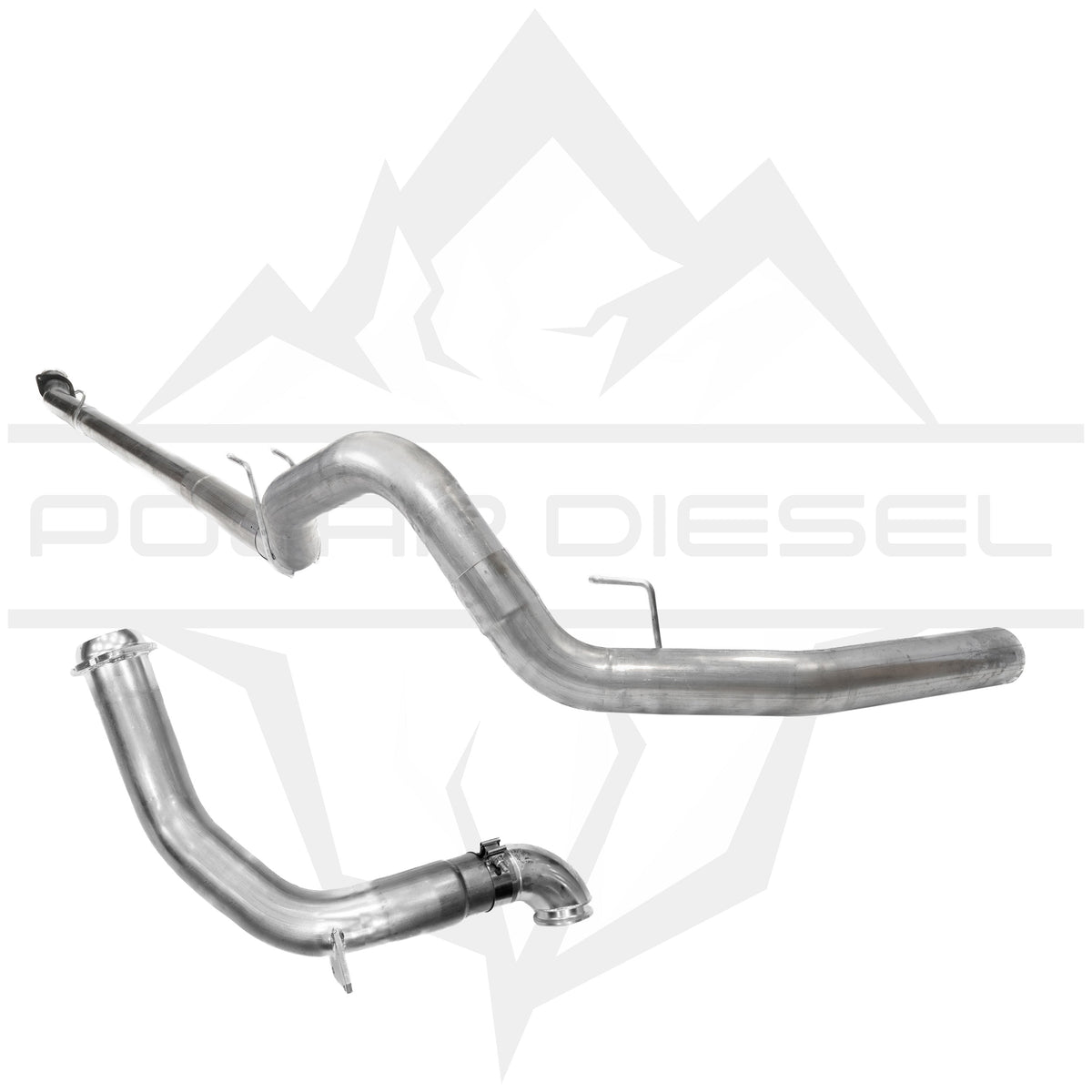 2023-2025 Ford Powerstroke 6.7L 4” Downpipe Back Exhaust & Downpipe Package Polar Diesel