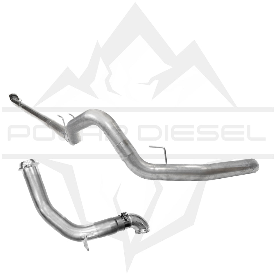 2023-2025 Ford Powerstroke 6.7L 4” Downpipe Back Exhaust & Downpipe Package Polar Diesel