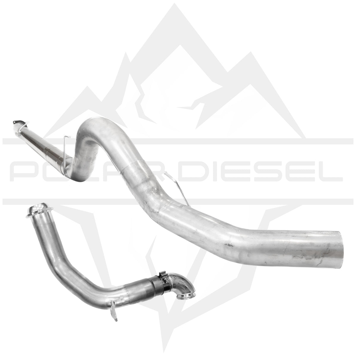 2023-2025 Ford Powerstroke 6.7L 5” Downpipe Back Exhaust & Downpipe Package Polar Diesel