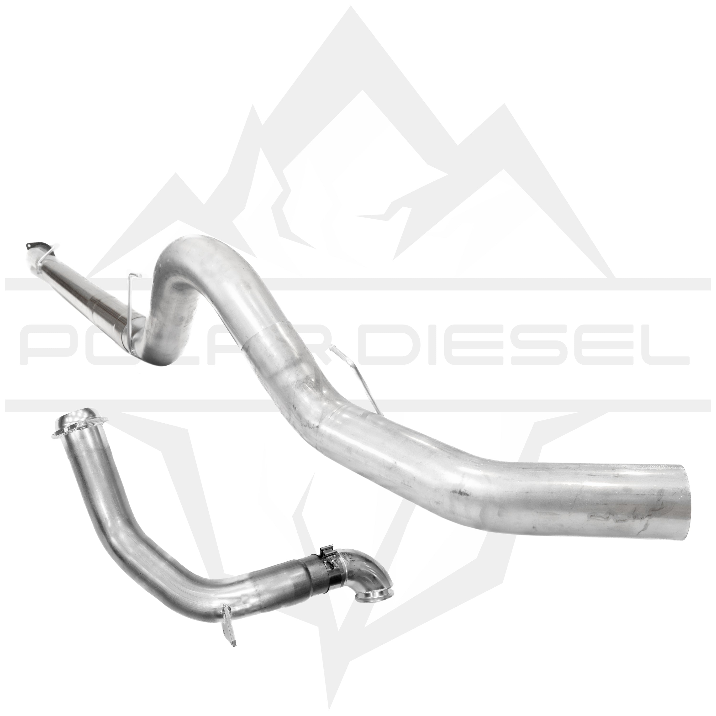 2023-2025 Ford Powerstroke 6.7L 5” Downpipe Back Exhaust & Downpipe Package Polar Diesel