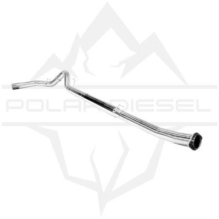 2023-2025 Ford Powerstroke 6.7L 5” Polished Downpipe Back Exhaust & Downpipe Package Polar Diesel